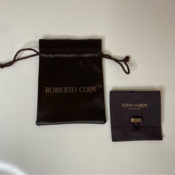 Roberto Coin Jewelry - Roberto Coin and John Hardy Jewelry Pouches